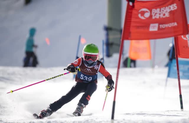 Ski racing through the gates